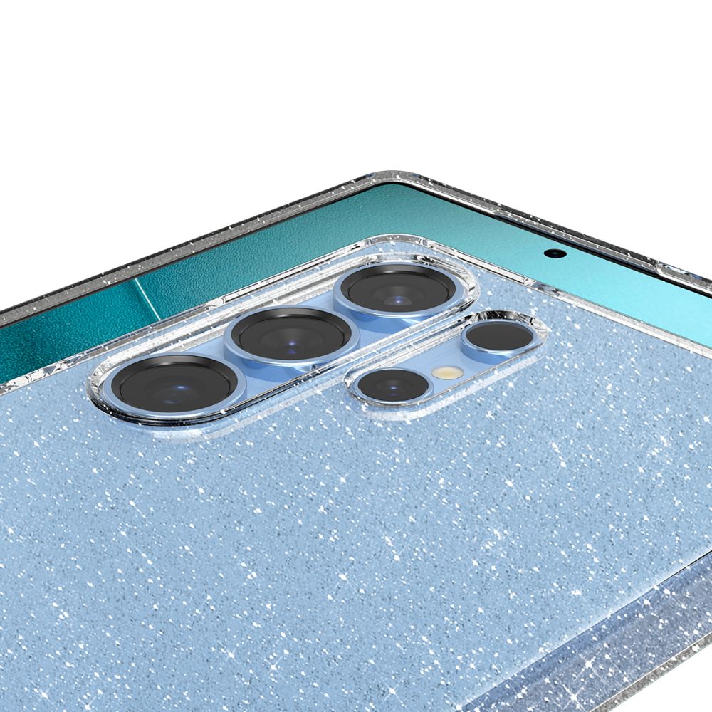 Husa pentru Samsung Galaxy S25 Ultra S938, Spigen, Liquid Crystal Glitter, Transparenta ACS08950