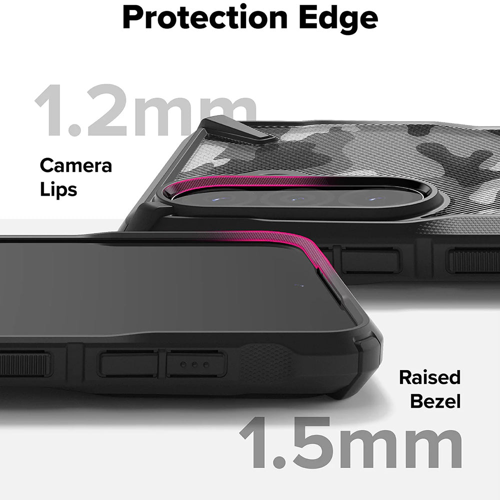 Husa pentru Samsung Galaxy A56 A566 / A36 A366, Ringke, Fusion X Camo, Neagra