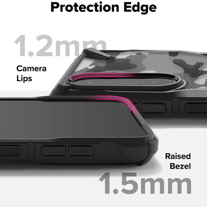 Husa pentru Samsung Galaxy A56 A566 / A36 A366, Ringke, Fusion X Camo, Neagra