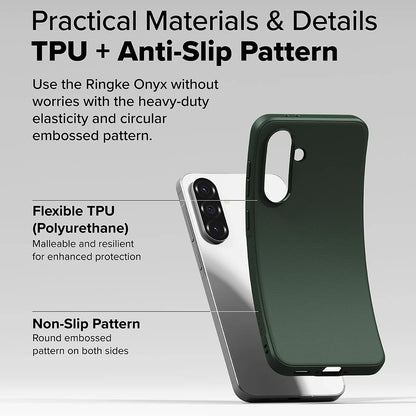Husa pentru Samsung Galaxy A56 A566 / A36 A366, Ringke, Onyx, Verde