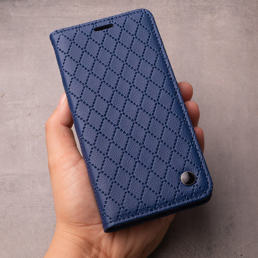 Husa pentru Samsung Galaxy A56 A566, OEM, Smart Caro, Bleumarin