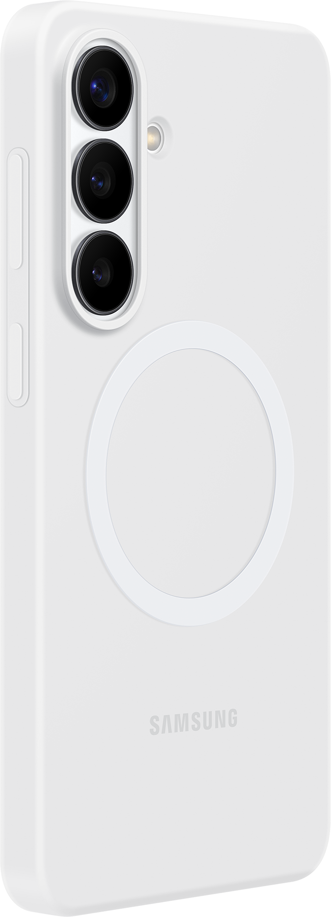 Husa pentru Samsung Galaxy S26 Plus S947, Silicone Magnet Case, Alba EF-ES947CWEGWW