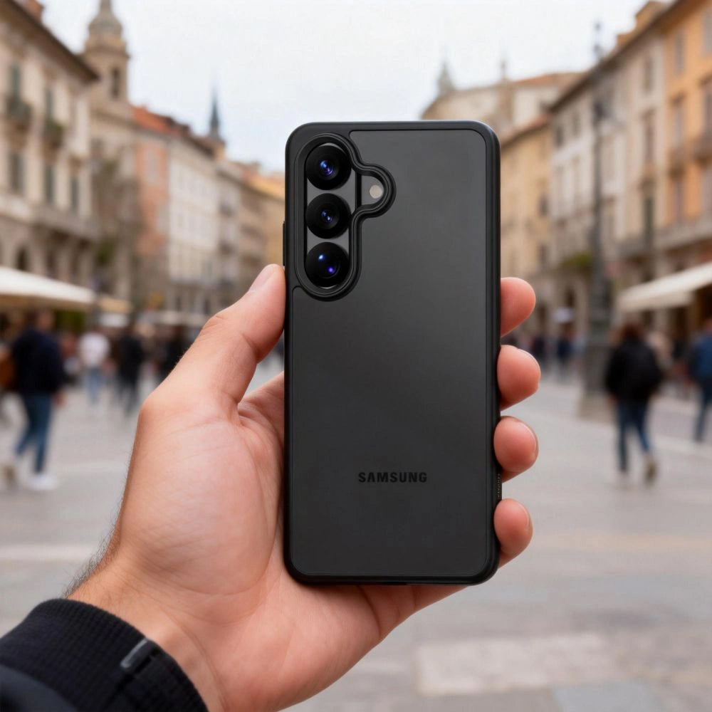 Husa pentru Samsung Galaxy A57 5G, Tech-Protect, Magmat, Neagra Mata