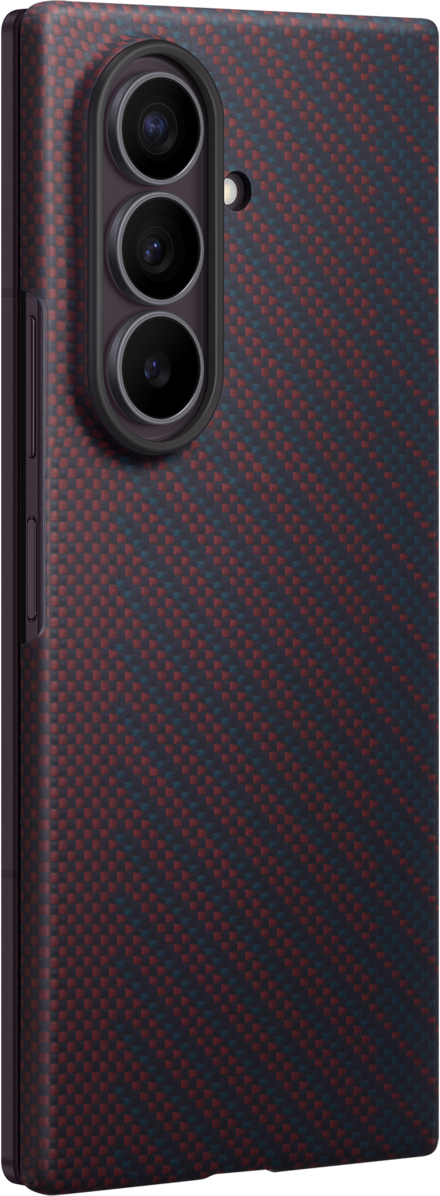 Husa pentru Samsung Galaxy Z Fold8 Ultra F976, Carbon Magnet Case, Rosie EF-KF976SREGWW