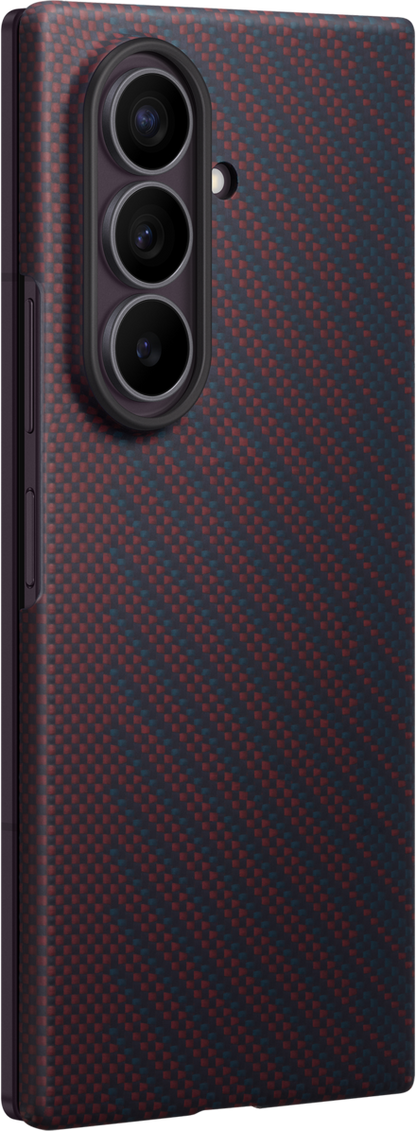 Husa pentru Samsung Galaxy Z Fold8 Ultra F976, Carbon Magnet Case, Rosie EF-KF976SREGWW