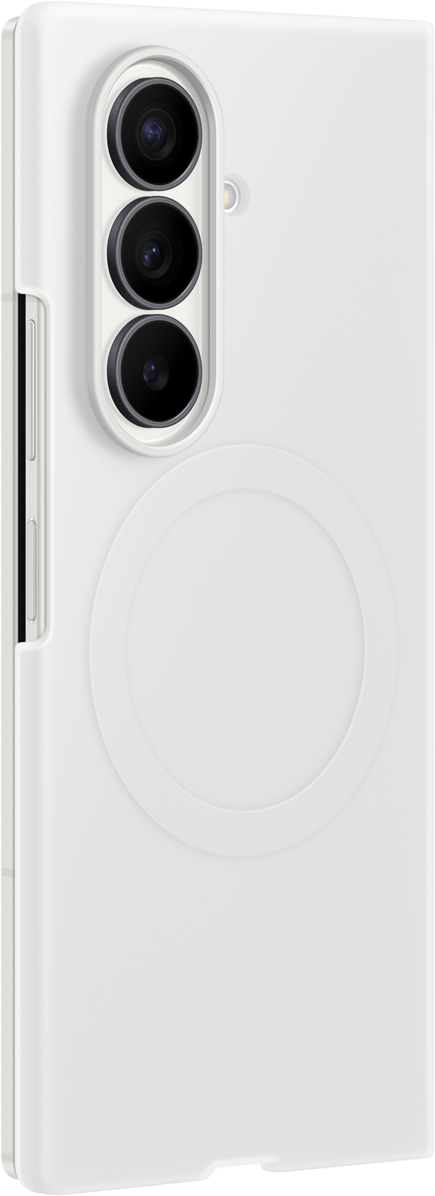 Husa pentru Samsung Galaxy Z Fold8 Ultra F976, Silicone Magnet Case, Alba EF-EF976CWEGWW