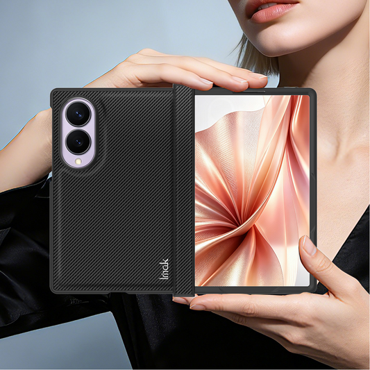 Husa pentru Samsung Galaxy Z Fold8 F971, Imak, Carbon, Neagra