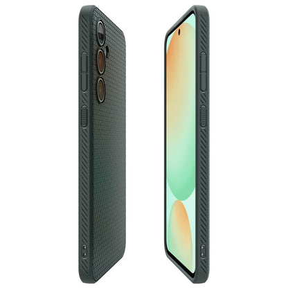 Husa pentru Samsung Galaxy S24 FE S721, Spigen, Liquid Air, Verde ACS08619