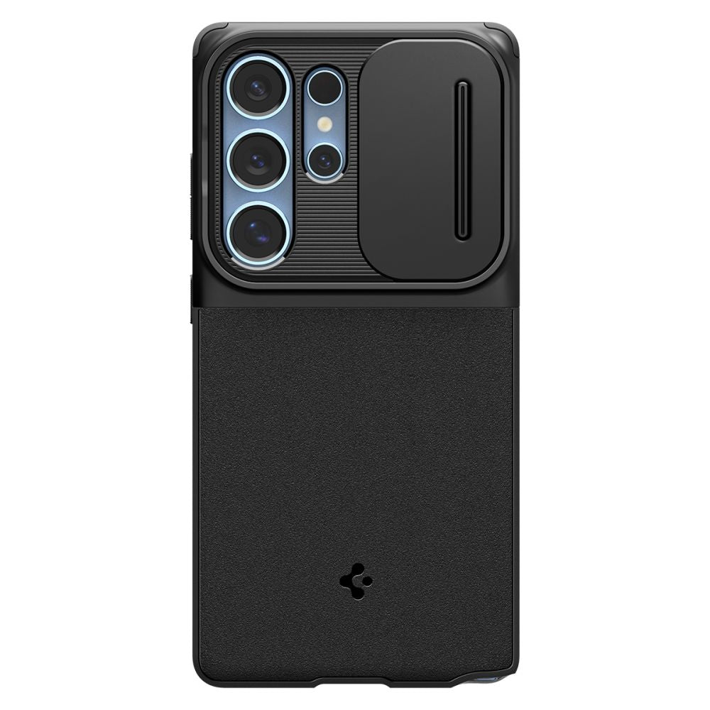 Husa pentru Samsung Galaxy S25 Ultra S938, Spigen, OPTIK ARMOR, Neagra ACS08969