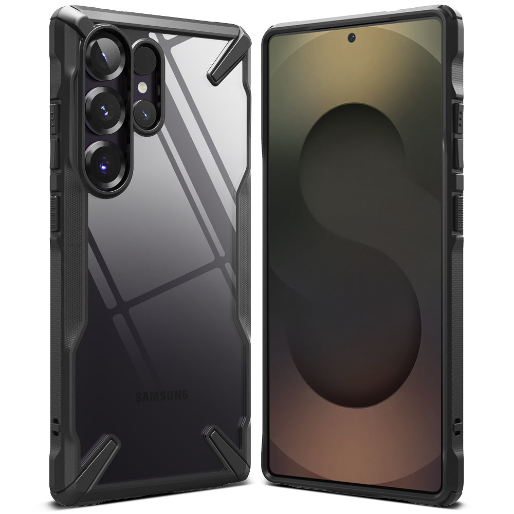 Husa pentru Samsung Galaxy S25 Ultra S938, Ringke, Fusion X, Neagra