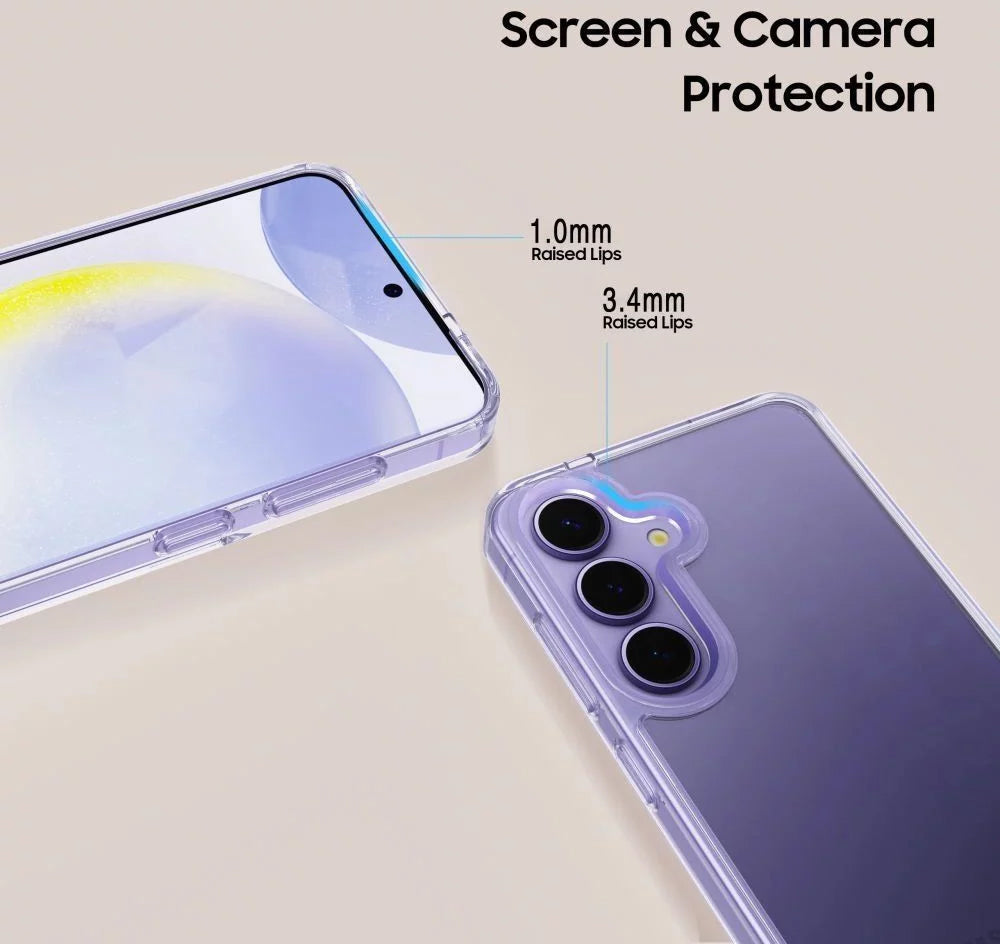 Husa pentru Samsung Galaxy S25 Edge S937, Tech-Protect, Flexair Hybrid, Transparenta