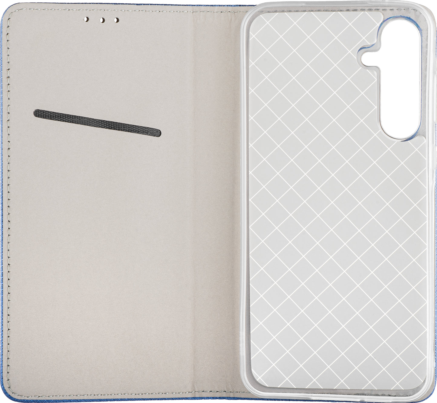 Husa pentru Samsung Galaxy A05 A055, OEM, Smart Magnet, Bleumarin