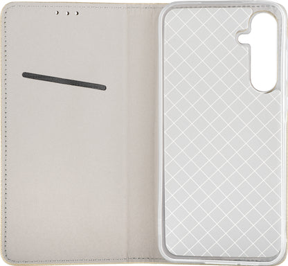 Husa pentru Samsung Galaxy A17 4G / A17 5G, OEM, Smart Magnet, Aurie