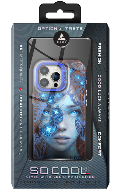 Husa pentru Samsung Galaxy A13 A137 / A04s A047 / A13 A135 / A13 5G A136, LUXO So CooL, ArcadiA Butterfly Girl, Multicolor