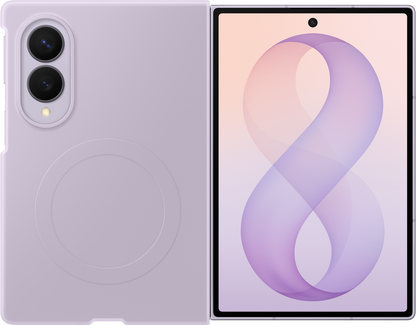 Husa pentru Samsung Galaxy Z Fold8 F971, Silicone Magnet Case, Violet EF-EF971CVEGWW