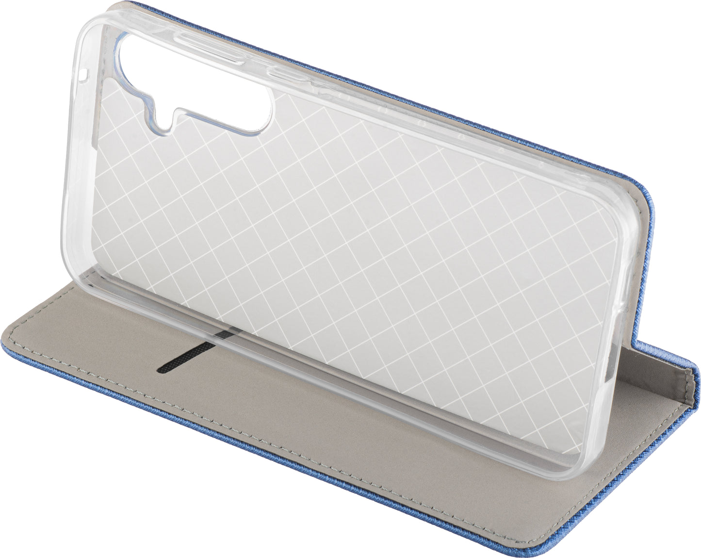 Husa pentru Samsung Galaxy A05 A055, OEM, Smart Magnet, Bleumarin