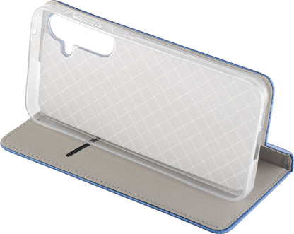 Husa pentru Samsung Galaxy A17 4G / A17 5G, OEM, Smart Magnet, Bleumarin