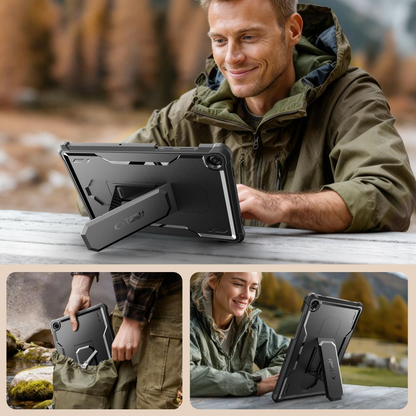 Husa pentru Samsung Galaxy Tab A11+ / Tab A9+, Tech-Protect, Kevlar Pro, Neagra
