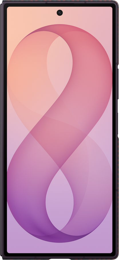 Husa pentru Samsung Galaxy Z Fold8 Ultra F976, Carbon Magnet Case, Rosie EF-KF976SREGWW