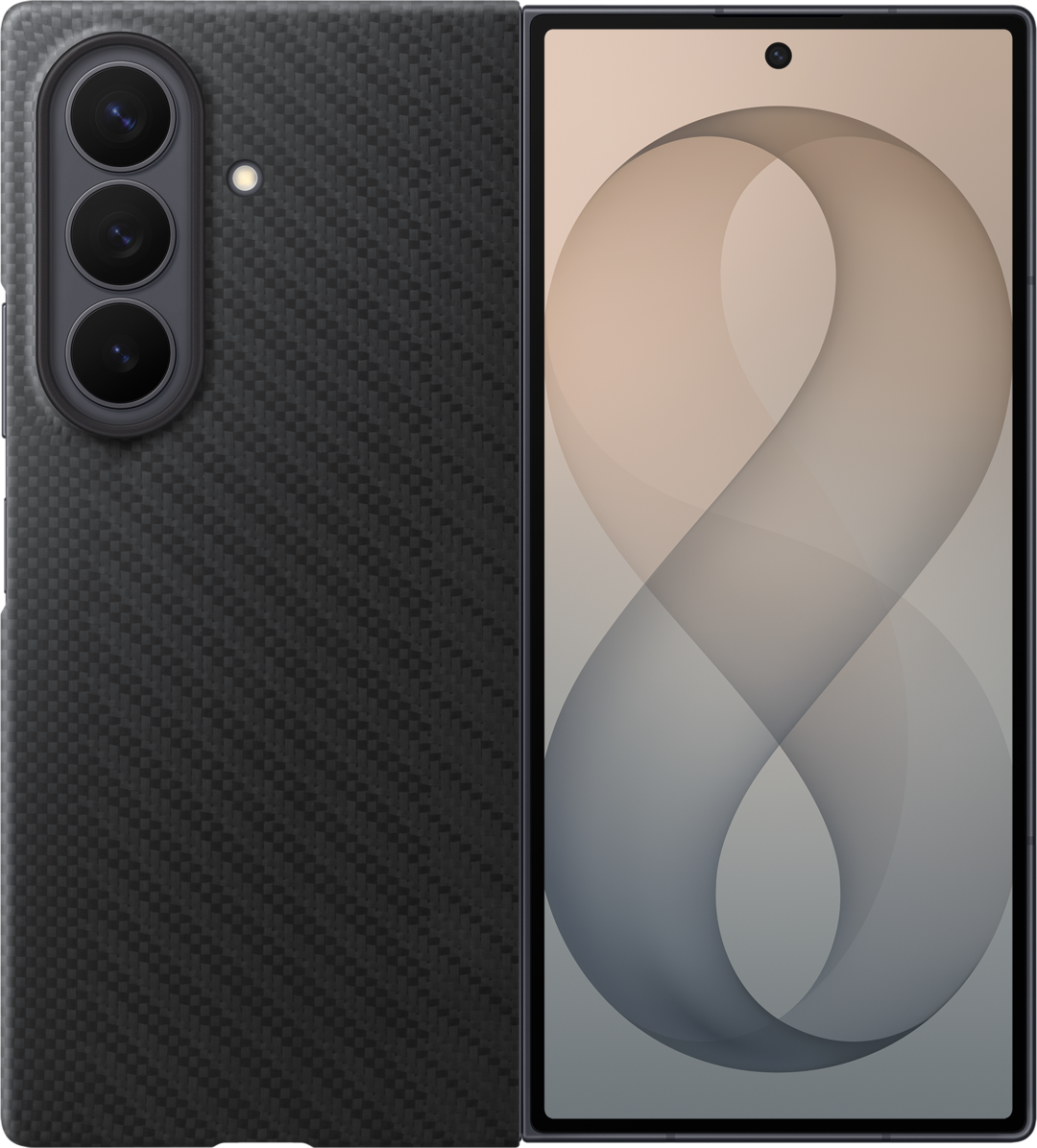 Husa pentru Samsung Galaxy Z Fold8 Ultra F976, Carbon Magnet Case, Neagra EF-KF976SBEGWW