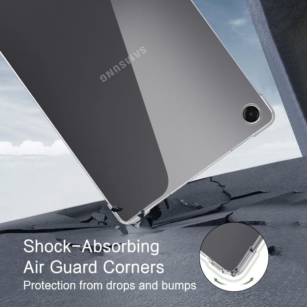 Husa pentru Samsung Galaxy Tab A11+ / Tab A9+, Tech-Protect, Flexair, Transparenta