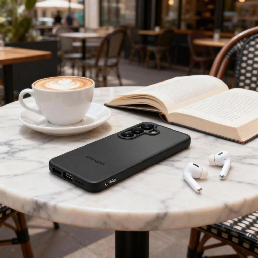 Husa pentru Samsung Galaxy A57 5G, Tech-Protect, Magmat, Neagra Mata