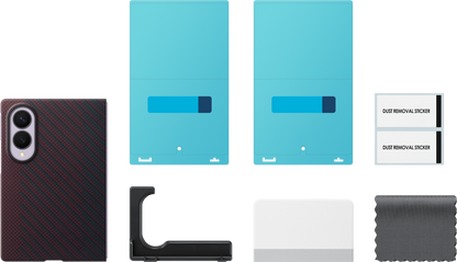 Husa pentru Samsung Galaxy Z Fold8 F971, Carbon Magnet Case, Rosie EF-KF971SREGWW
