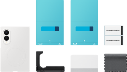 Husa pentru Samsung Galaxy Z Fold8 F971, Silicone Magnet Case, Alba EF-EF971CWEGWW