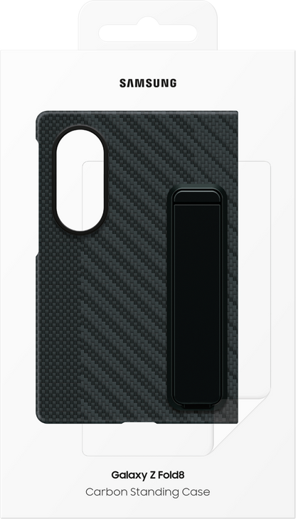 Husa pentru Samsung Galaxy Z Fold8 F971, Carbon Standing, Neagra EF-XF971SBEGWW