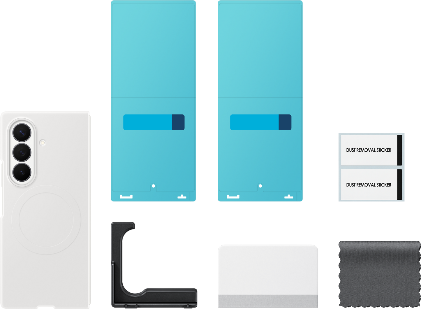 Husa pentru Samsung Galaxy Z Fold8 Ultra F976, Silicone Magnet Case, Alba EF-EF976CWEGWW