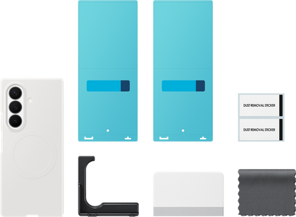 Husa pentru Samsung Galaxy Z Fold8 Ultra F976, Silicone Magnet Case, Alba EF-EF976CWEGWW