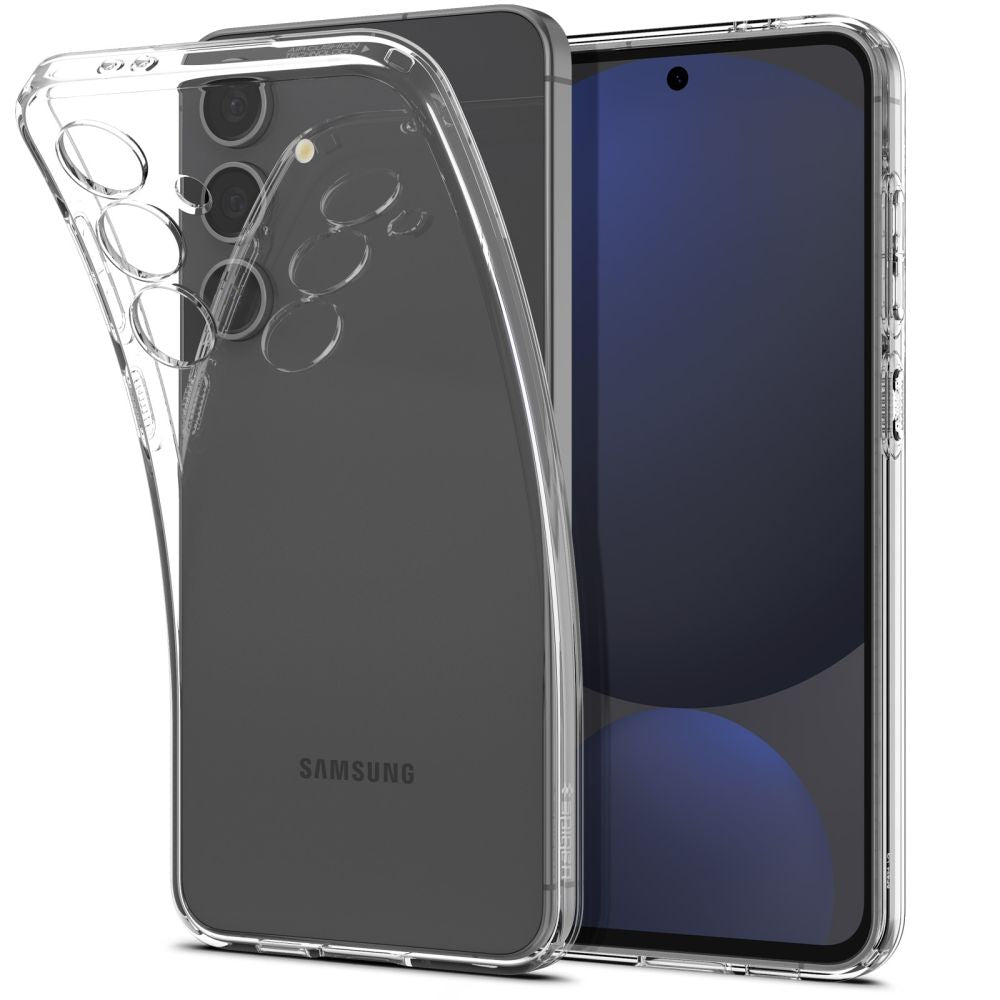 Husa pentru Samsung Galaxy S24 FE S721, Spigen, Liquid Crystal, Transparenta