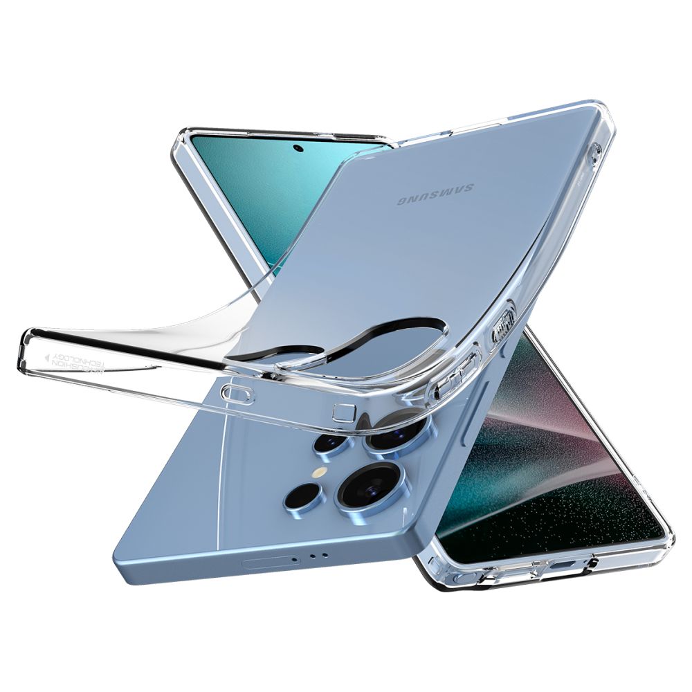 Husa pentru Samsung Galaxy S25 Ultra S938, Spigen, Liquid Crystal, Transparenta ACS08948