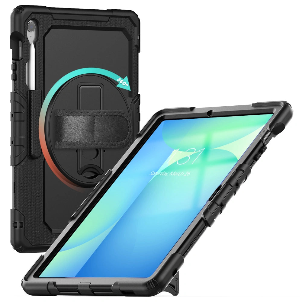 Husa pentru Samsung Galaxy Tab S10 FE+, Tech-Protect, Solid, Neagra