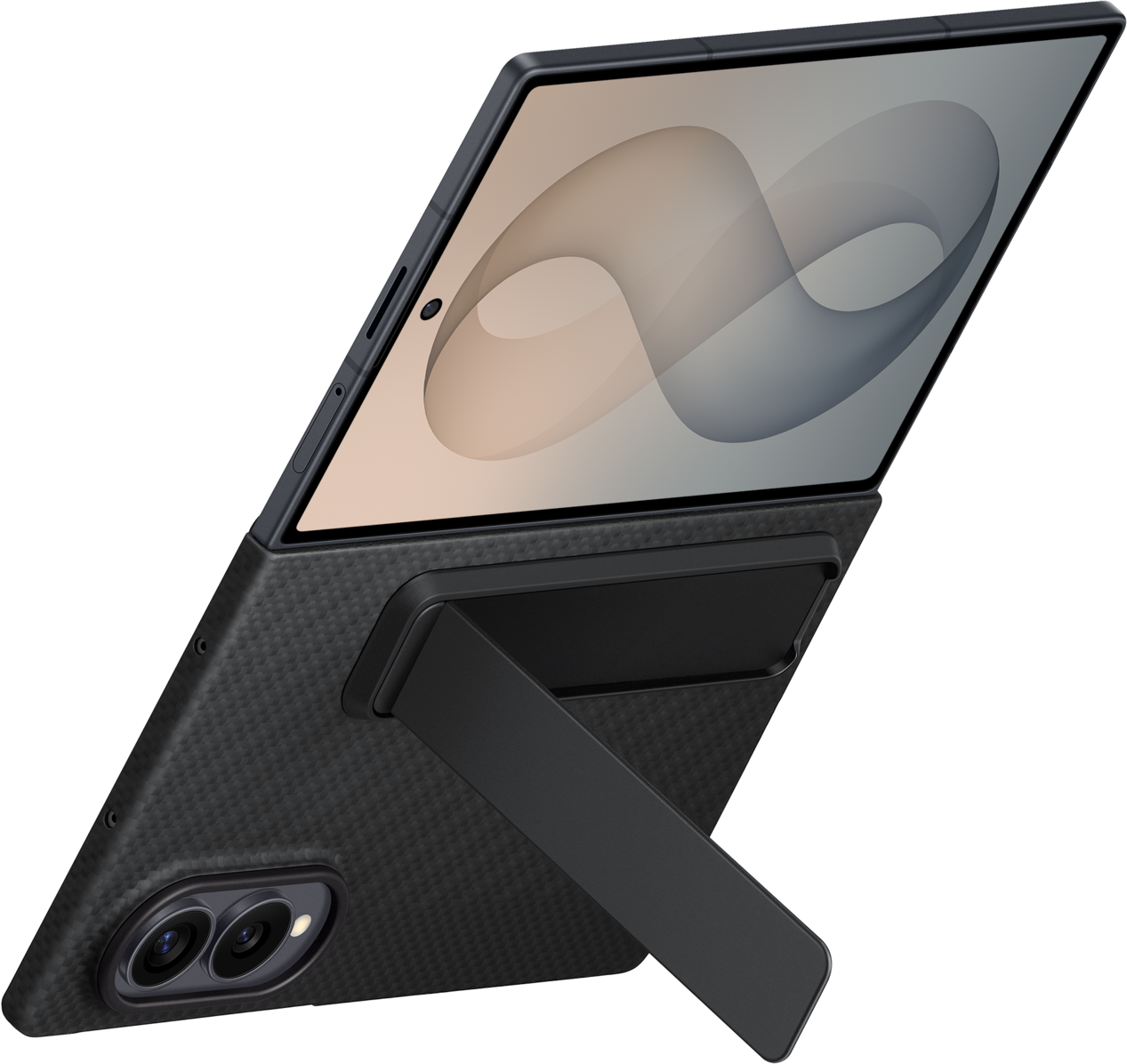 Husa pentru Samsung Galaxy Z Fold8 F971, Carbon Standing, Neagra EF-XF971SBEGWW