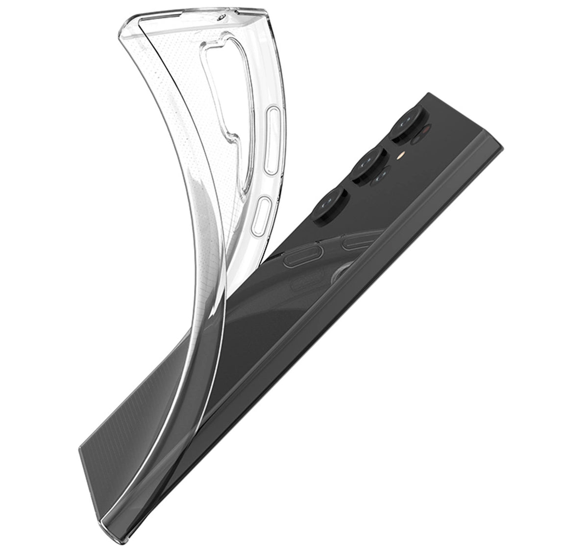 Husa pentru Samsung Galaxy S23 Ultra S918, OEM, Ultra Slim, 0.5mm, Transparenta