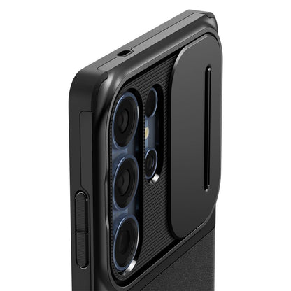 Husa pentru Samsung Galaxy S25 Ultra S938, Spigen, OPTIK ARMOR, Neagra ACS08969