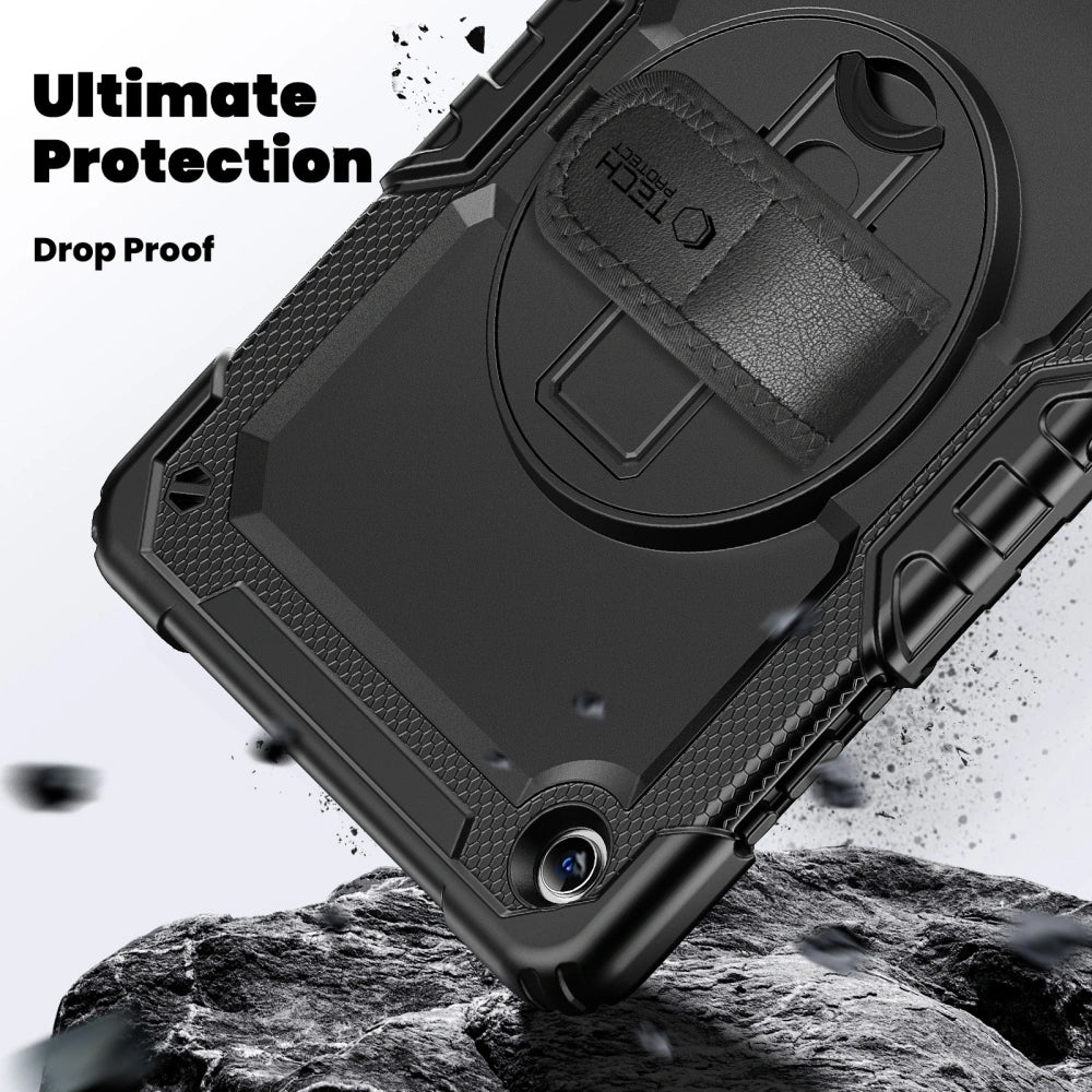 Husa pentru Samsung Galaxy Tab A11+ / Tab A9+, Tech-Protect, Solid, Neagra