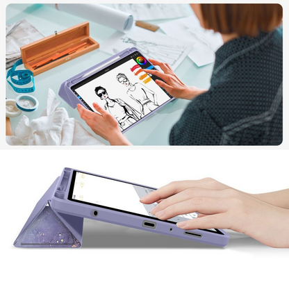Husa pentru Samsung Galaxy Tab A11+ / Tab A9+, Tech-Protect, SC PEN Hybrid, Violet