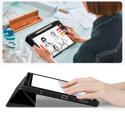 Husa pentru Samsung Galaxy Tab A11 / Tab A9, Tech-Protect, SC PEN Hybrid, Neagra