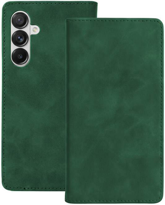 Husa pentru Samsung Galaxy A18 5G A186 / A17 4G A175 / A17 5G A176 / A26 A266, OEM, Smart Suede, Verde