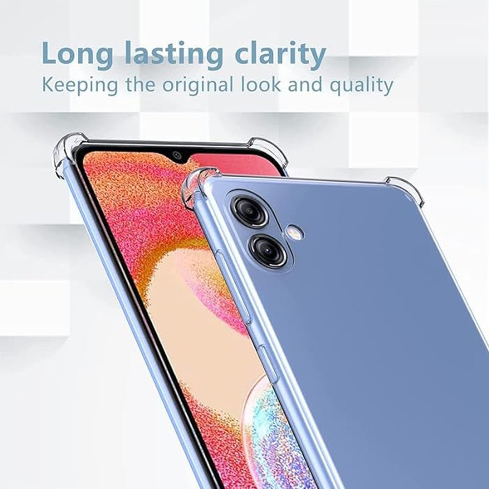 Husa pentru Samsung Galaxy A04e A042 / M04 M045, Techsuit, Shockproof Clear, Transparenta
