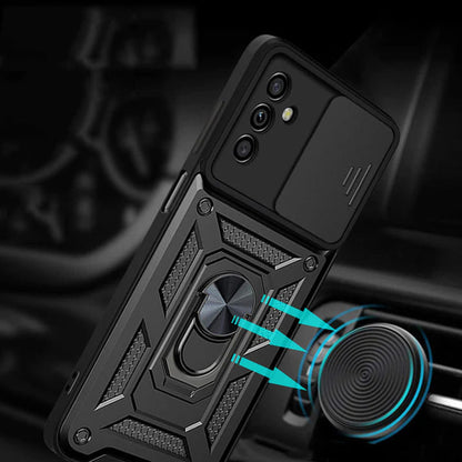 Husa pentru Samsung Galaxy A04s A047 / A13 5G A136, Techsuit, CamShield, Neagra