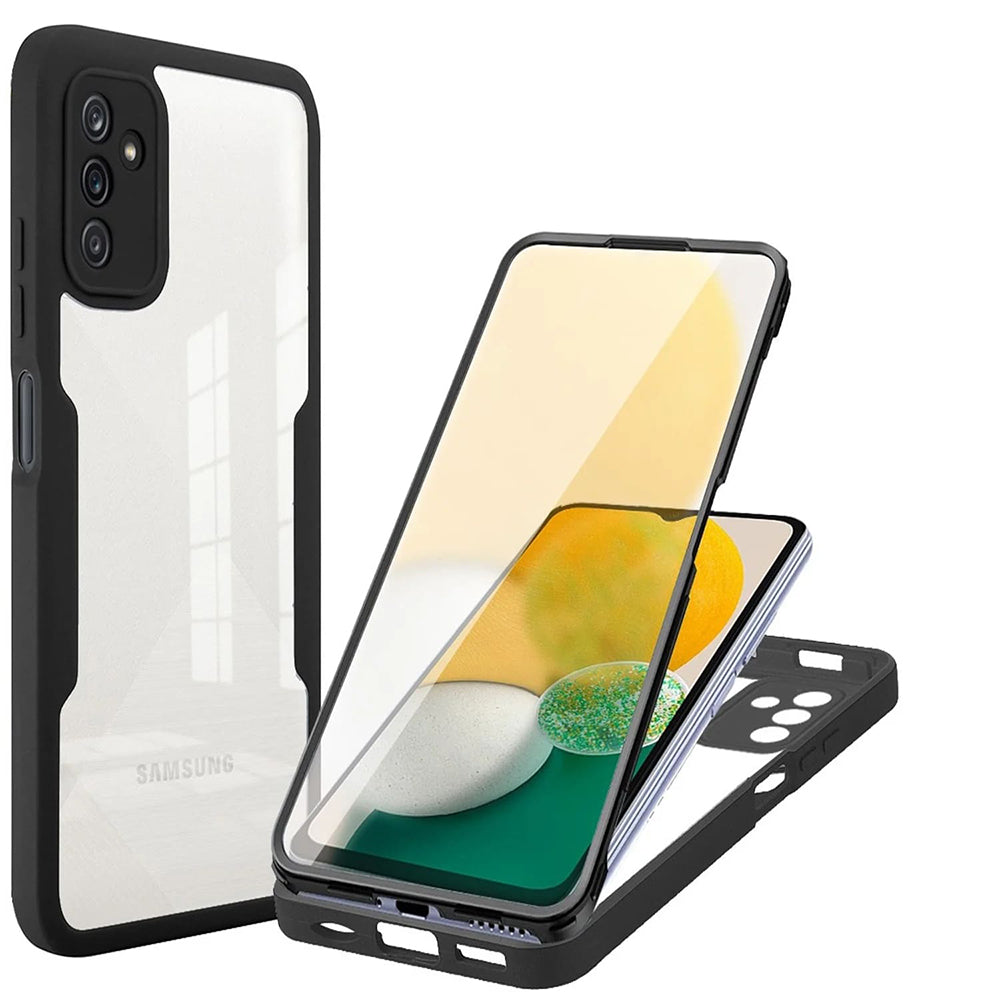 Husa pentru Samsung Galaxy A04s A047 / A13 5G A136, Techsuit, ColorVerse 360, Neagra