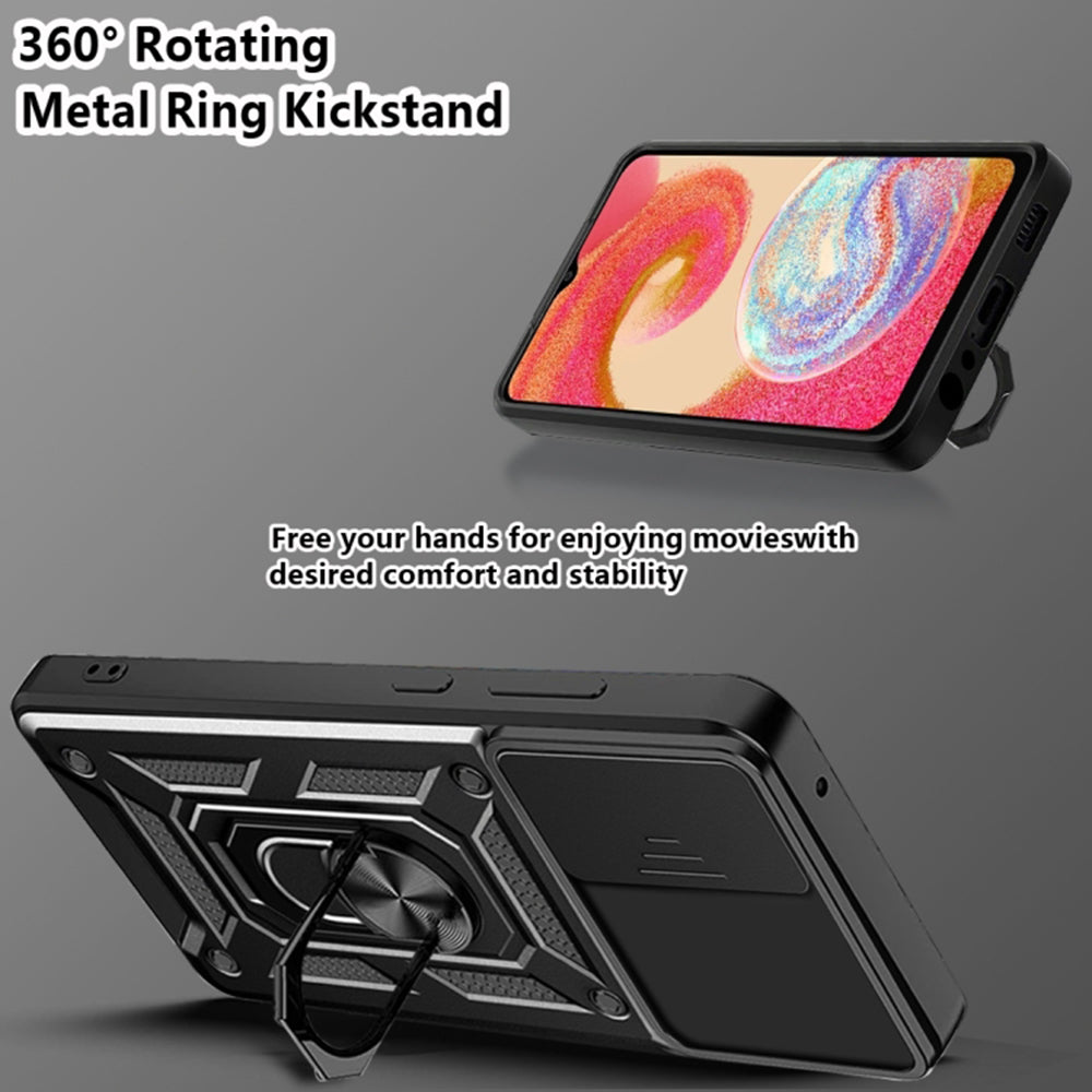 Husa pentru Samsung Galaxy A05 A055, Techsuit, CamShield, Neagra