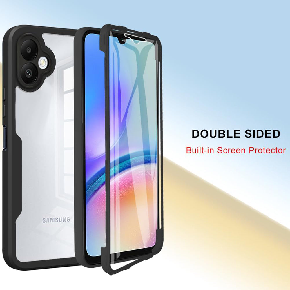Husa pentru Samsung Galaxy A05 A055, Techsuit, ColorVerse 360, Neagra