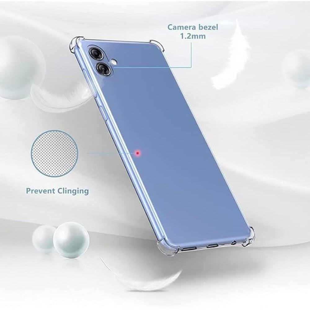 Husa pentru Samsung Galaxy A05 A055, Techsuit, Shockproof Clear, Transparenta