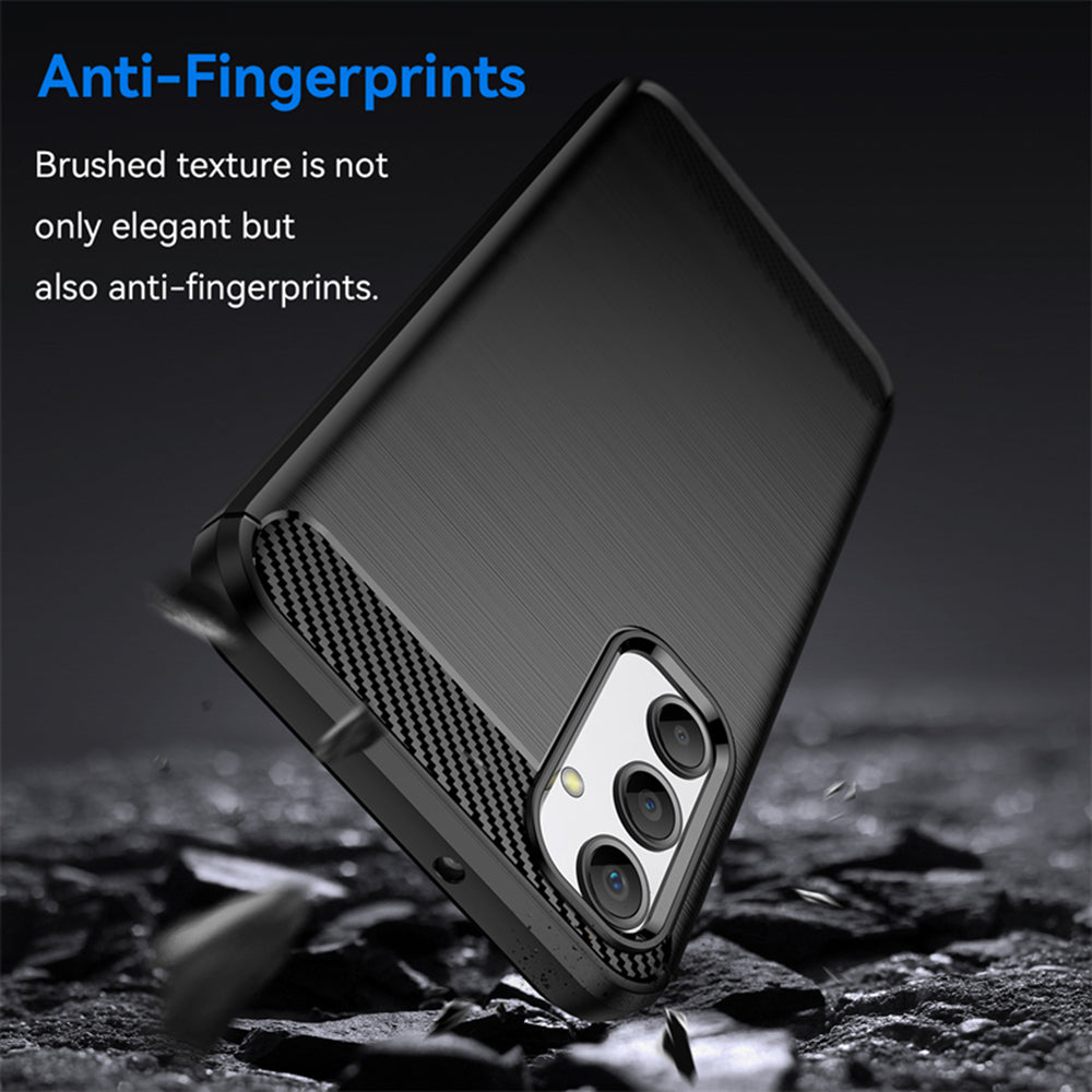 Husa pentru Samsung Galaxy A05s A057, Techsuit, Carbon, Neagra