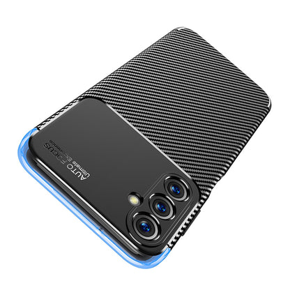 Husa pentru Samsung Galaxy A05s A057, Techsuit, CarbonFiber, Neagra