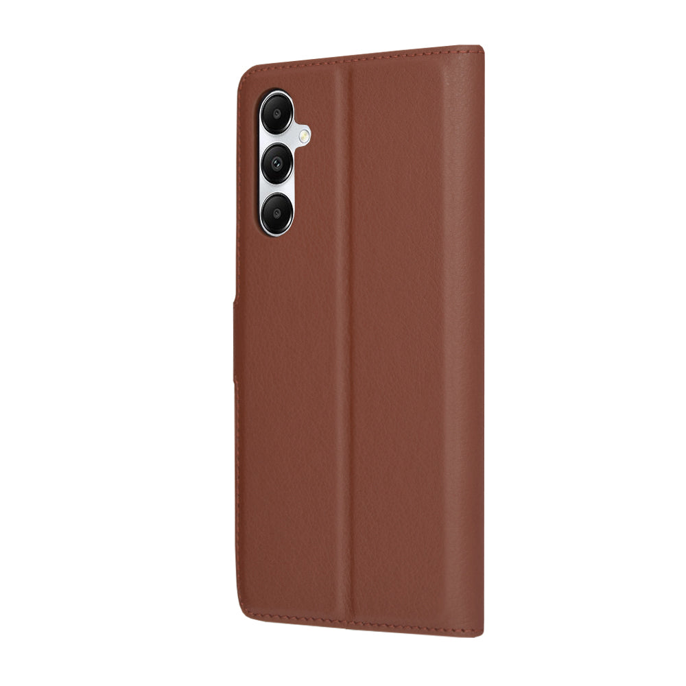 Husa pentru Samsung Galaxy A05s A057, Techsuit, Leather Folio, Maro